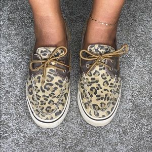 Leopard Print Sperry Top-Sider
